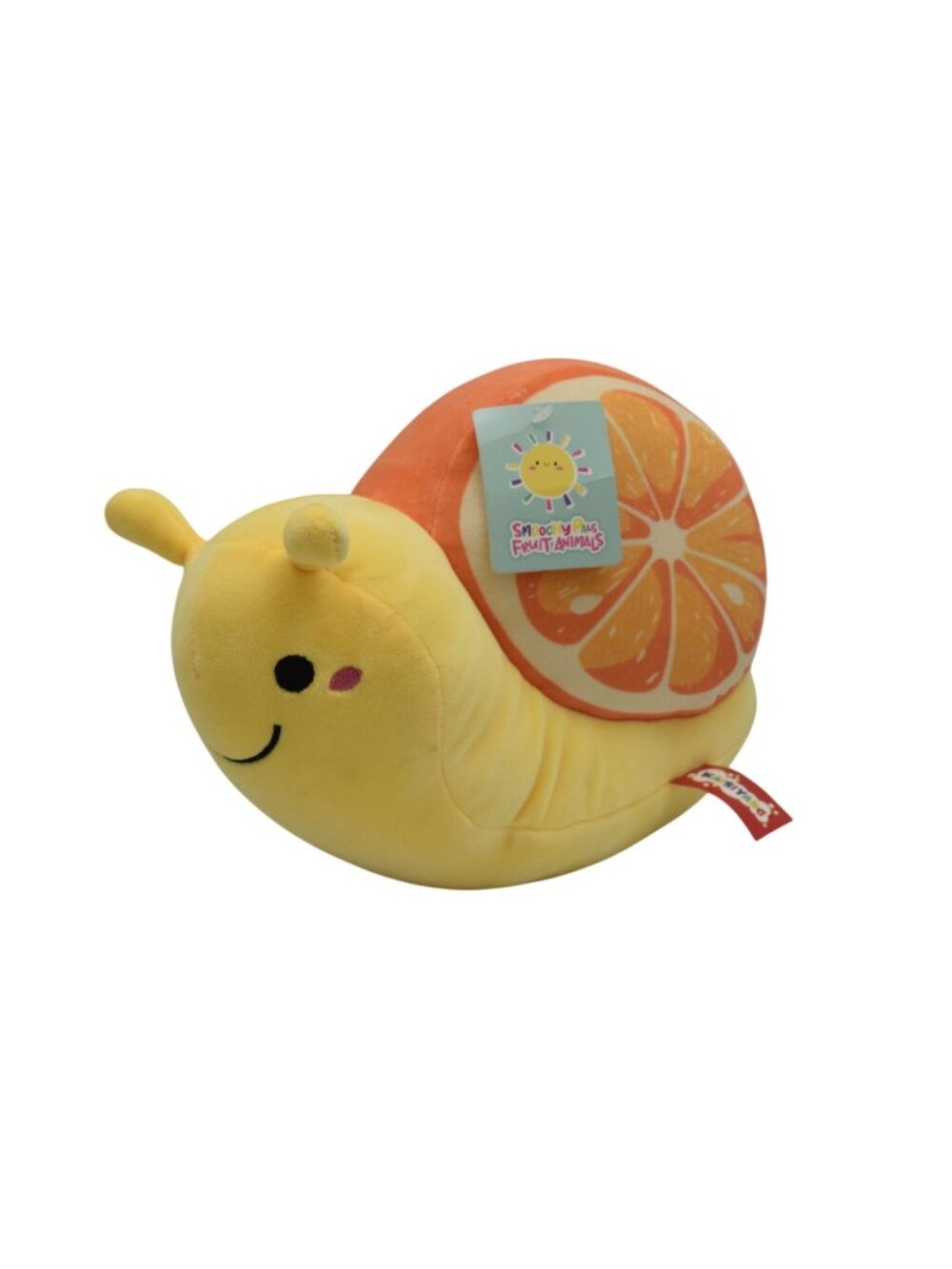 Smoochy Pals Snail Orange Plush Fruit Animal Stuffed Toy 9" New With Tags New